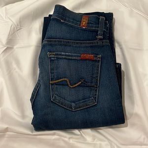 7 For All Mankind Women's Mid Rise Bootcut Jean Size 24 Women